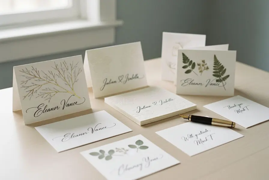 Artistic Signatures for Greeting Cards & Invitations