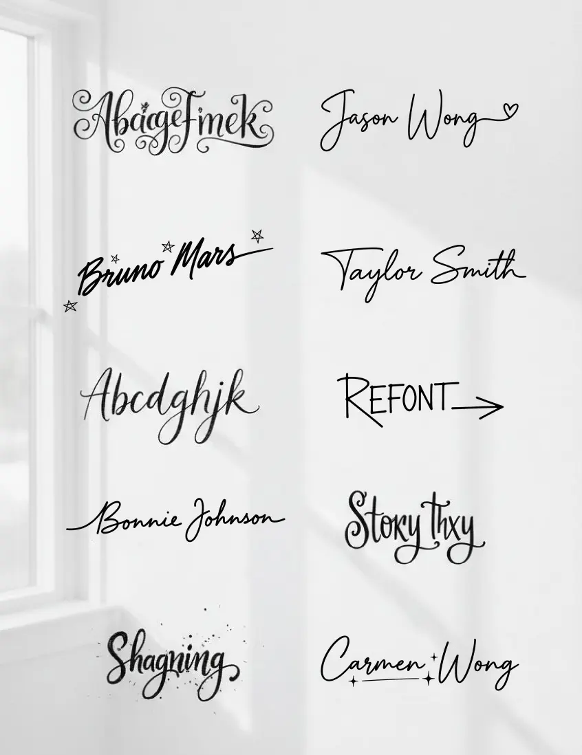 How to Generate Your AI Artistic Signature?