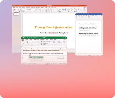 Fancy Fonts Generator