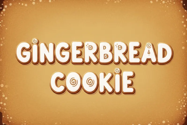 Gingerbread Cookie Font