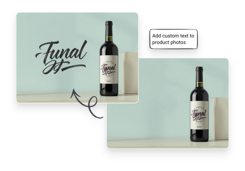 Add Custom Text to Product Photos