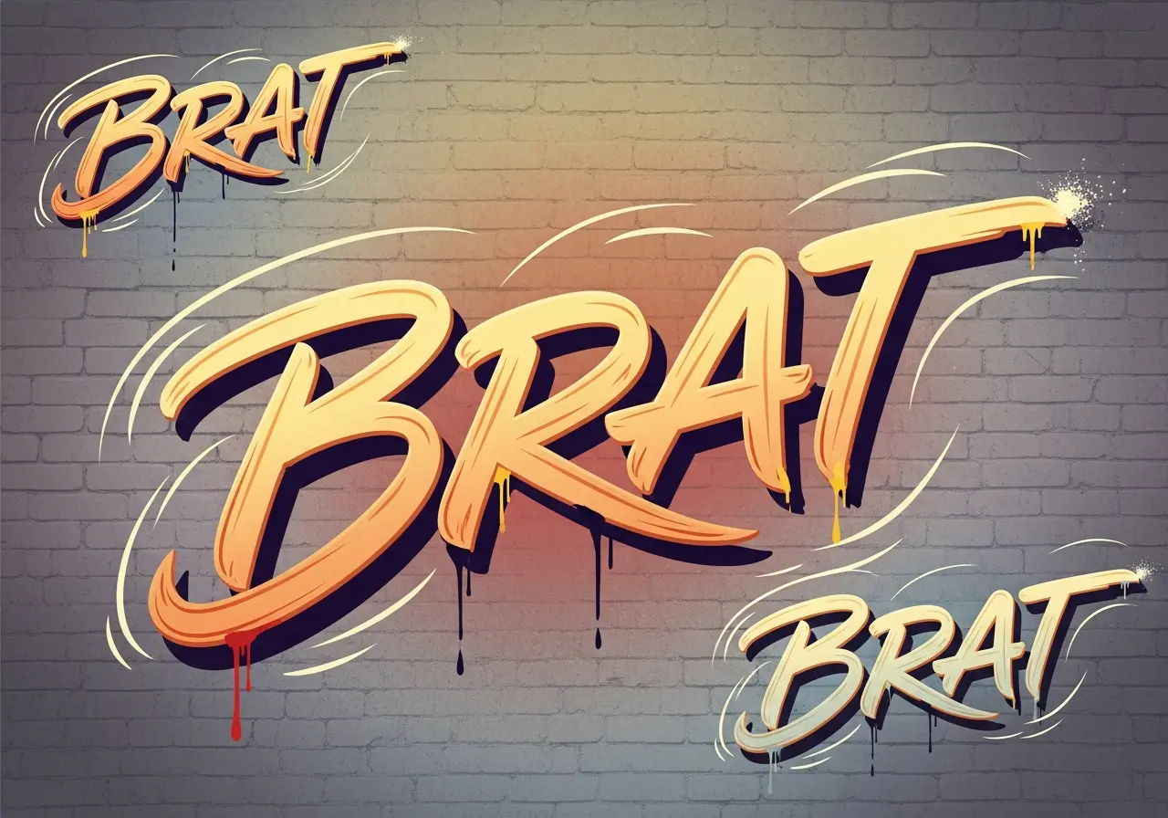 Graffiti Brat Script