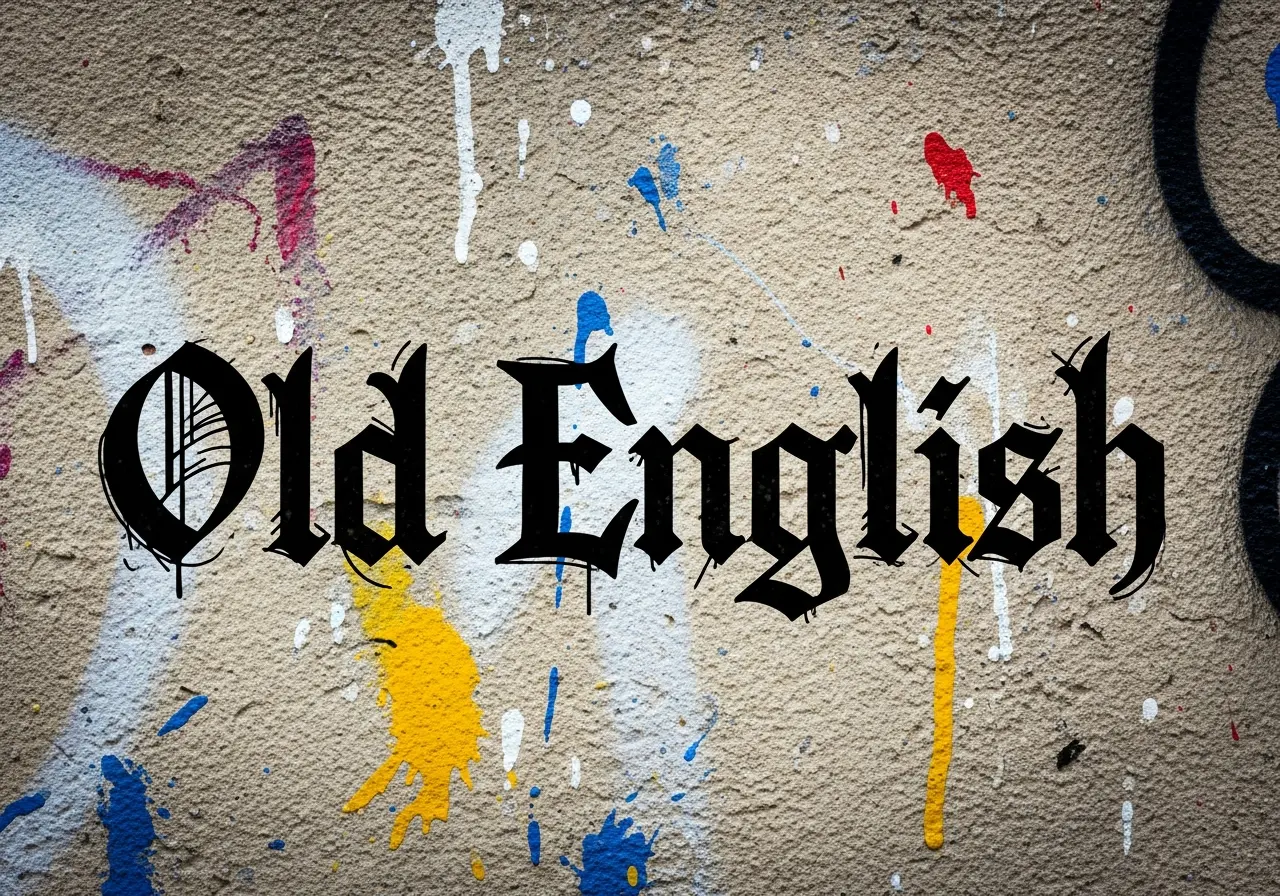 Retro Punk Blackletter