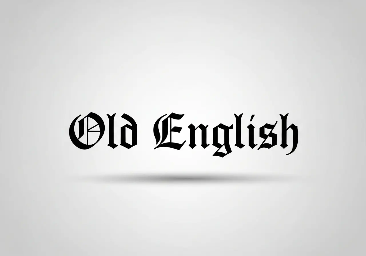 Minimal Modern Blackletter