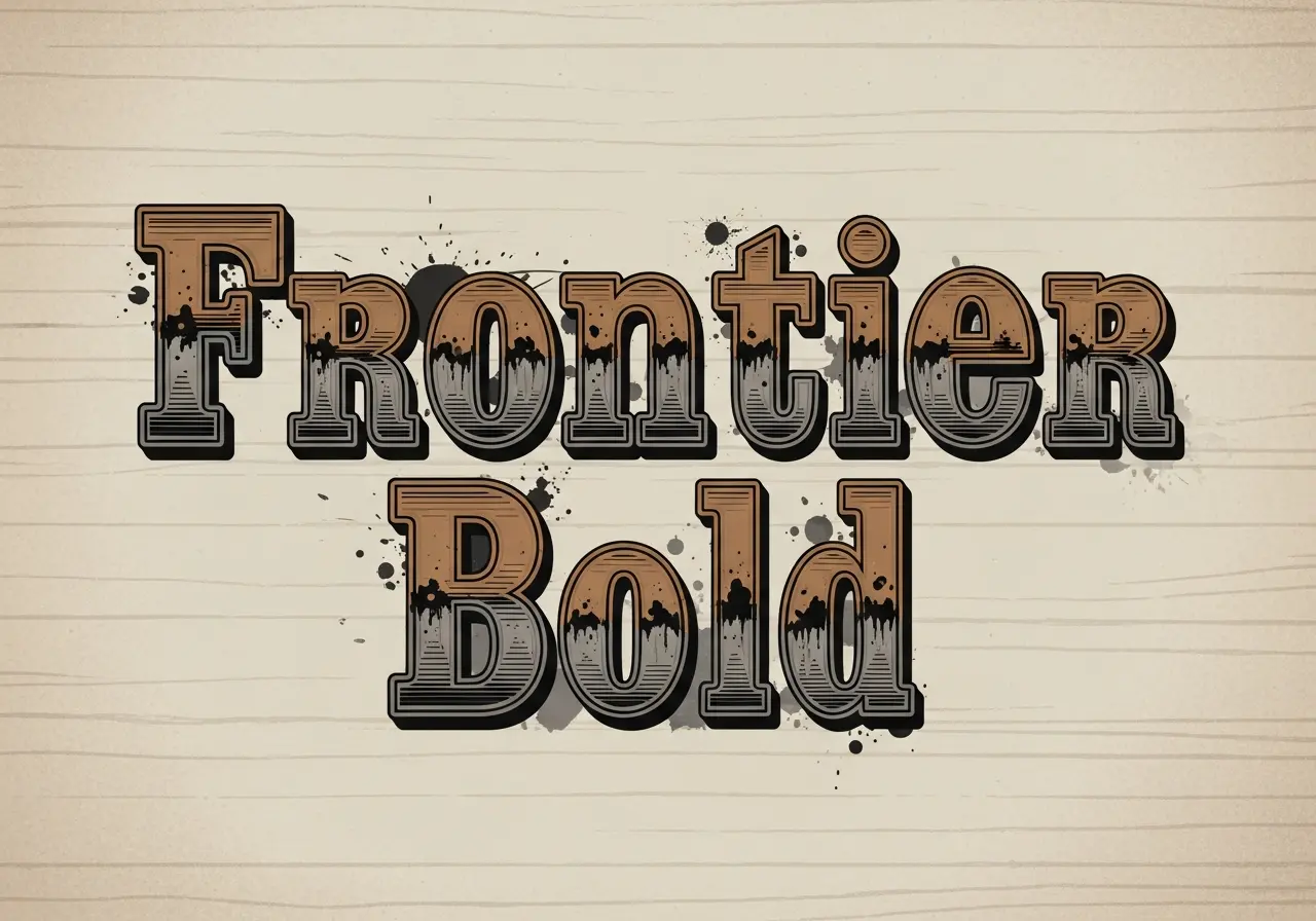 Western Woodtype Retro