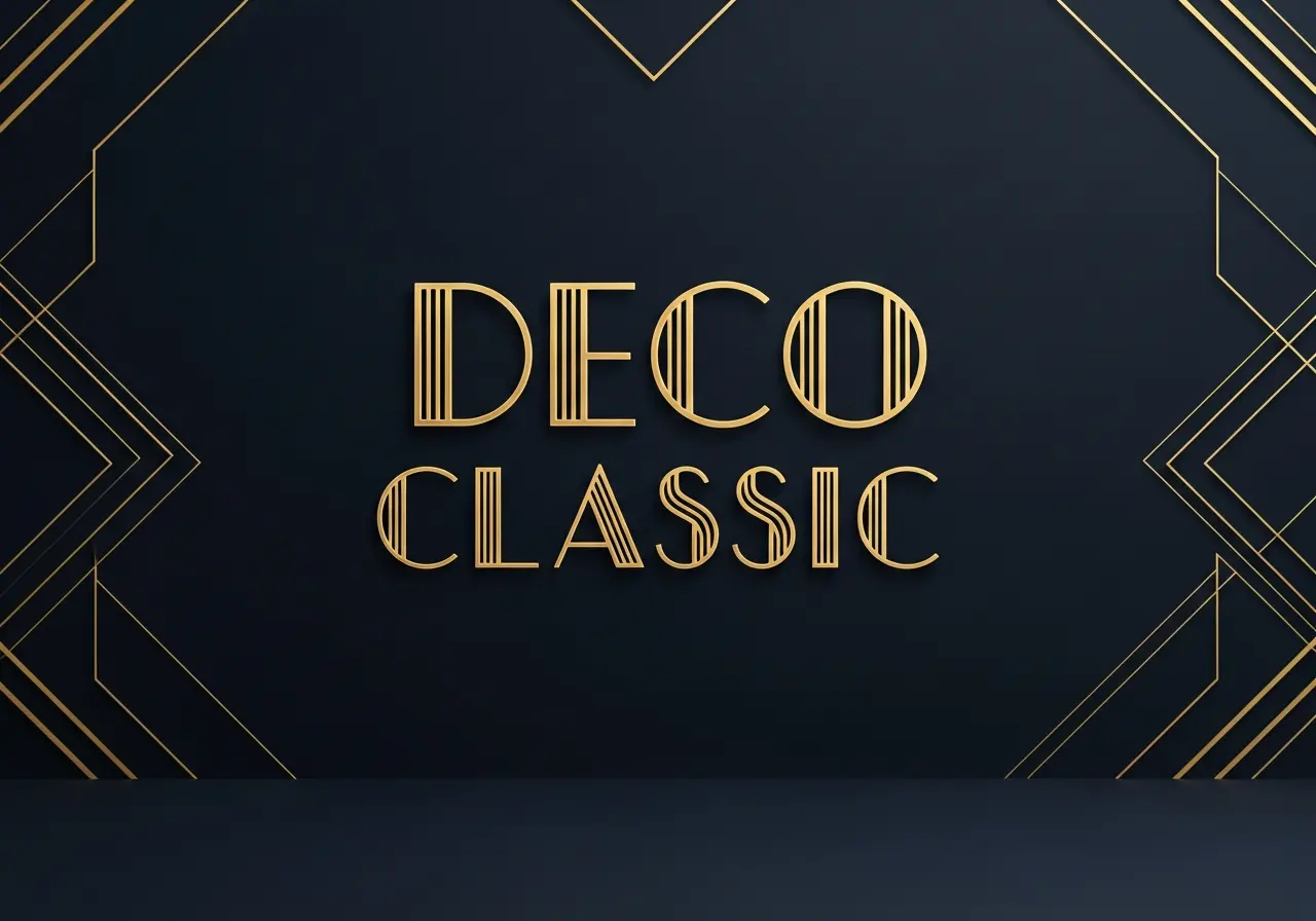 Art Deco Retro Serif