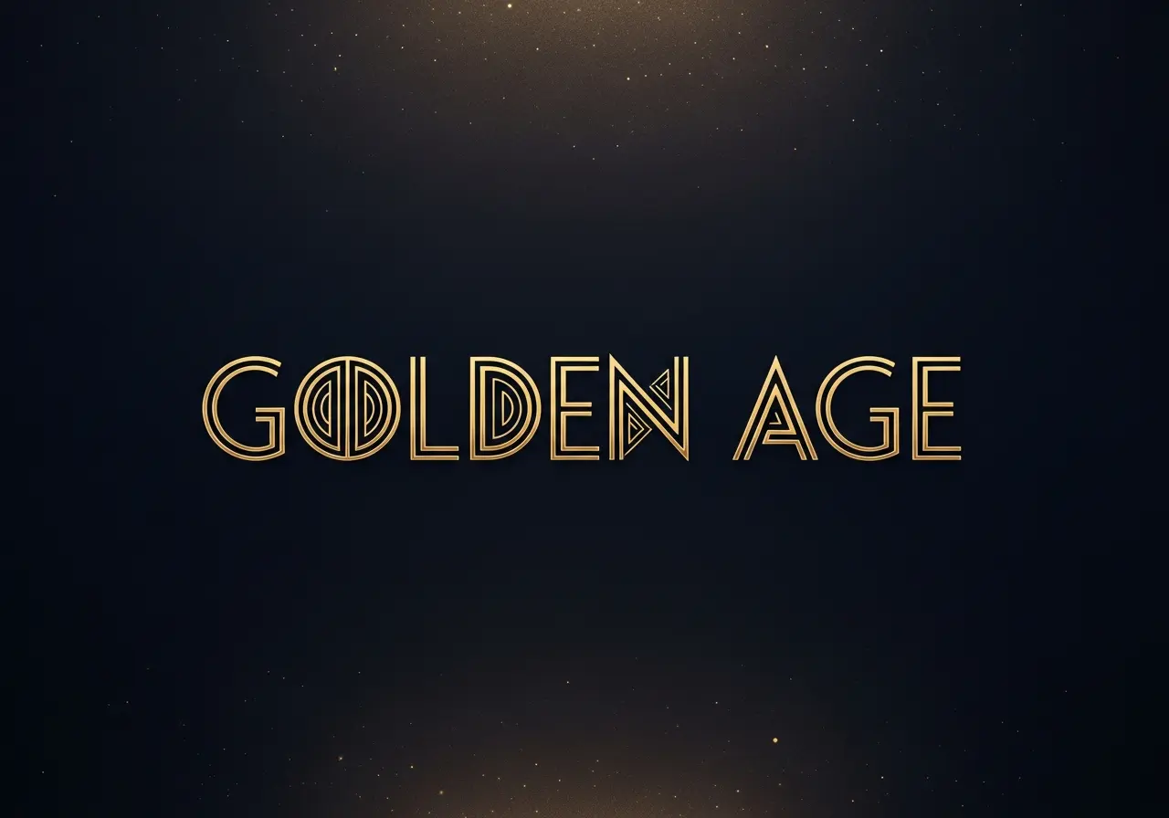 Art Deco Geometric Font