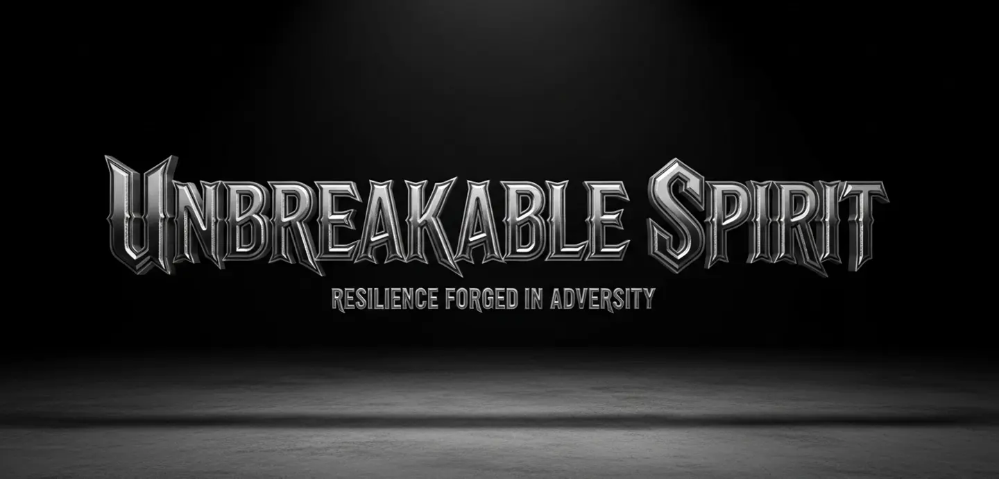 Gothic Font of UNBREAKABLE SPIRIT