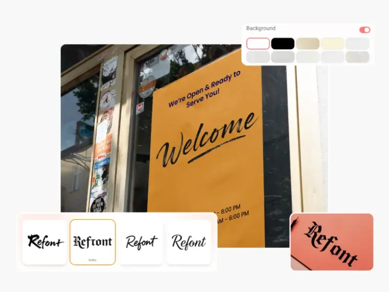 AI Calligraphy Fonts