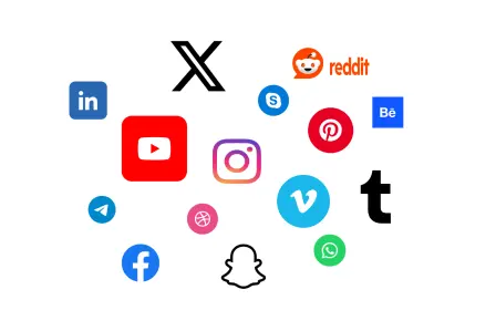 🌐 Social Media & Content Platforms