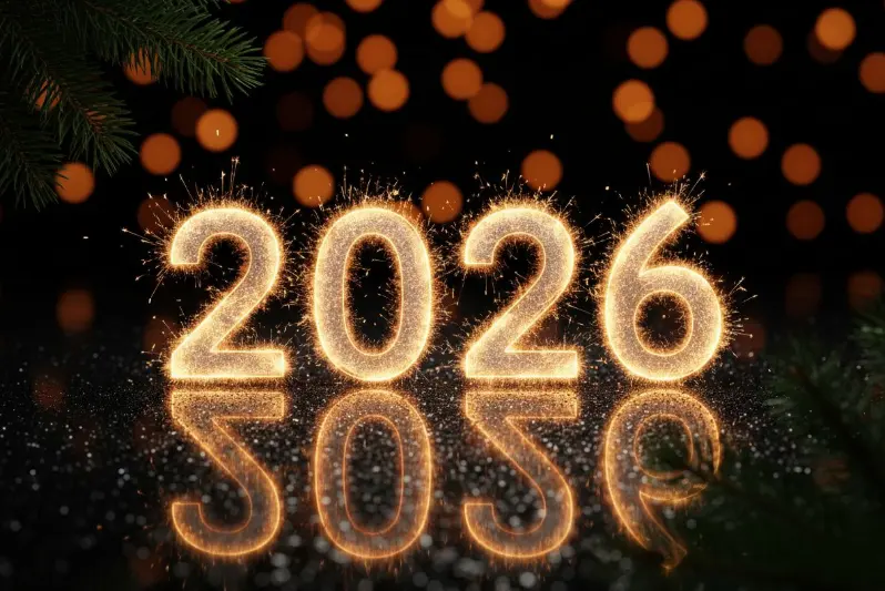 Sparkling Firework Typography