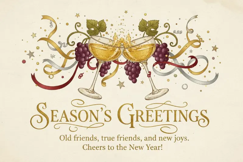 Vintage Champagne Celebration Script