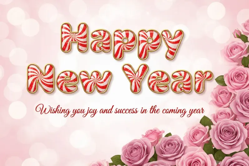 Candy Cane Striped Font