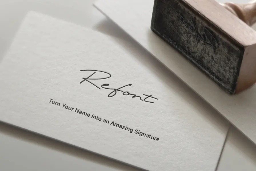 Signature Art for Name Cards