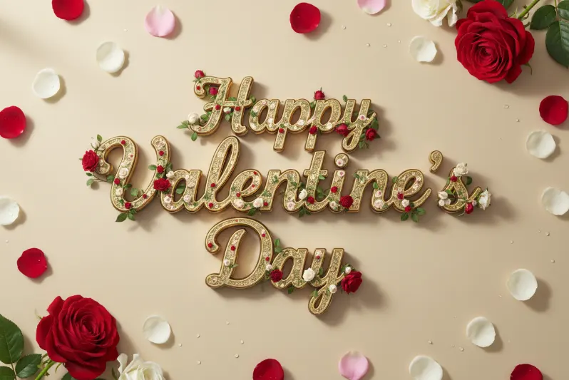 Golden Vine Romance Display